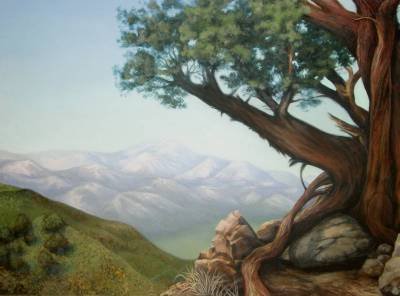 'Colorado Landscape' - acrylic